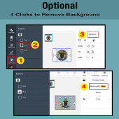 Papier Cadeau Vacances vert et rouge avec votre photo et votre C
