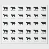 Papier Cadeau Vache (Plat)