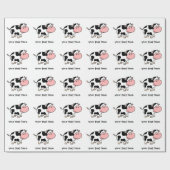 Papier Cadeau Vache (Plat)