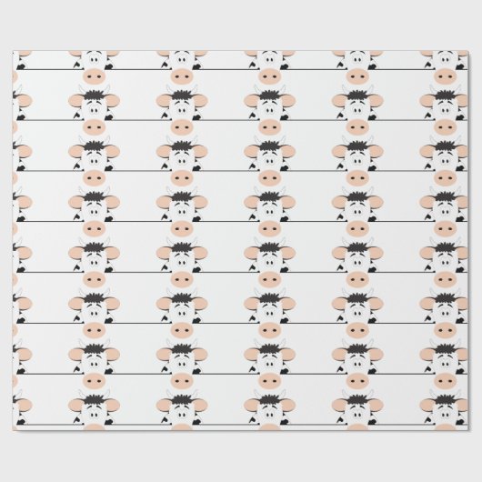 Papier Cadeau Vache (Plat)