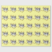 Papier Cadeau vache à MOO de MOO (Plat)