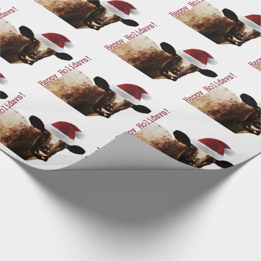 Papier Cadeau Vache à vacances (Coin)