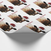 Papier Cadeau Vache à vacances (Coin)