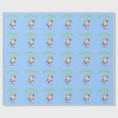 Papier Cadeau Vache animale (Plat)