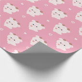 Papier Cadeau Vache d'amour mignonne (Coin)