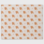 Papier Cadeau Vache Hereford (Plat)