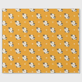 Papier Cadeau Vache Holstein (Plat)