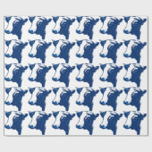 Papier Cadeau Vache l'animal (Plat)