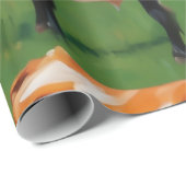 Papier Cadeau Vache mûre (Coin rond)