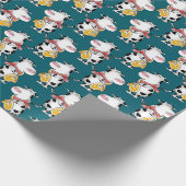 Papier Cadeau Vache Saxophone (Coin)