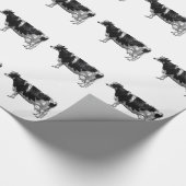 Papier Cadeau Vache vintage (Coin)