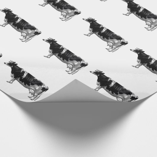 Papier Cadeau Vache vintage (Coin)