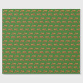 Papier Cadeau Vaches des Highlands de vacances (Plat)