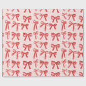 Papier Cadeau Vaches filles rouges et roses (Plat)