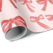 Papier Cadeau Vaches filles rouges et roses (Coin rond)