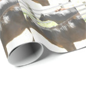 Papier Cadeau Vaches sur le ranch (Coin rond)