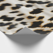 Papier Cadeau Vachette blanche noire (Coin)