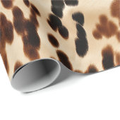 Papier Cadeau Vachette Brown occidentale (Coin rond)