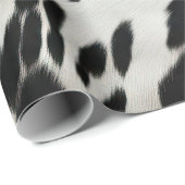 Papier Cadeau Vachette de la ferme Western (Coin rond)