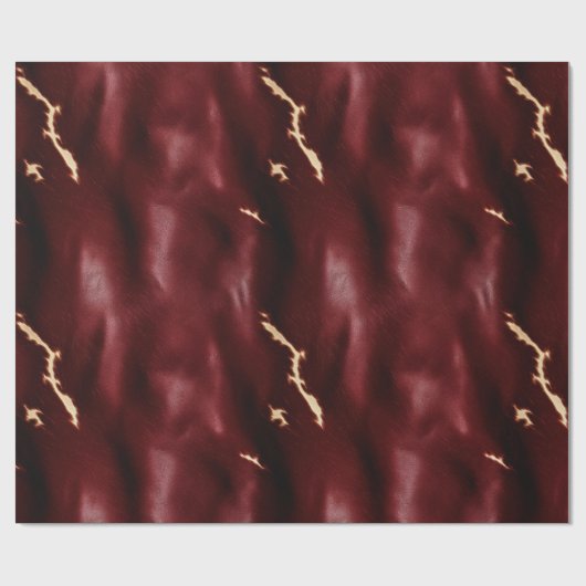 Papier Cadeau Vachette rouge profonde du sud-ouest (Plat)