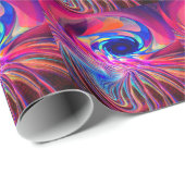 Papier Cadeau Vague de torsion (Coin rond)