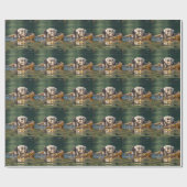 Papier Cadeau Vague Louter de mer (Plat)