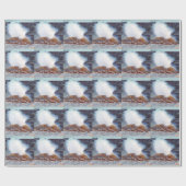 Papier Cadeau Vague océanique (Plat)