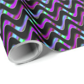 Papier Cadeau Vagues...... (Coin rond)