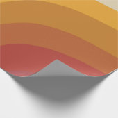Papier Cadeau Vagues Abstraites Arc-en-ciel coloré (Coin)