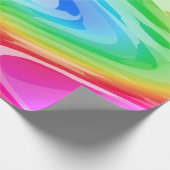 Papier Cadeau Vagues Arc-en-ciel (Coin)