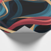 Papier Cadeau Vagues colorées (Coin)