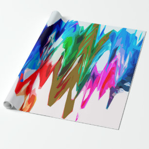 Papier Cadeau Vagues colorées