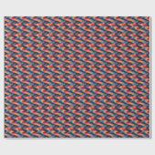 Papier Cadeau Vagues cosmiques (Plat)