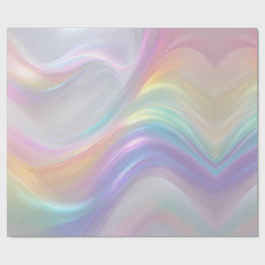 Papier Cadeau Vagues de Lumière (Plat)