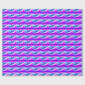 Papier Cadeau vagues de tempête (Plat)