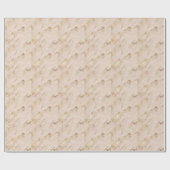 Papier Cadeau Vagues d'or : Marbre Abstrait (Plat)