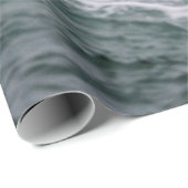 PAPIER CADEAU VAGUES MARITIMES (Coin rond)
