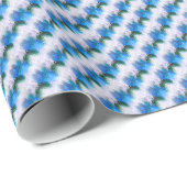 Papier Cadeau Vagues moussantes... (Coin rond)
