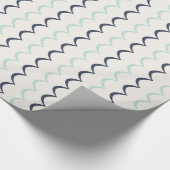 Papier Cadeau Vagues nautiques (Coin)