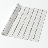 Papier Cadeau Vagues nautiques (Déroulé)