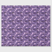 Papier Cadeau Vagues Points Gris : Moderne Sans Fil. (Plat)