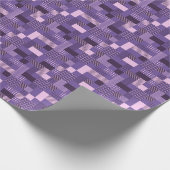 Papier Cadeau Vagues Points Gris : Moderne Sans Fil. (Coin)
