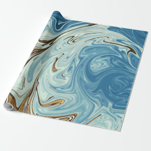 Papier Cadeau Vagues printanières Meilleure peinture colorée