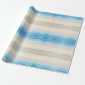 Papier Cadeau Vagues salées côtières (Déroulé)