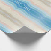 Papier Cadeau Vagues salées côtières (Coin)