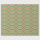 Papier Cadeau Vagues vertes (Plat)