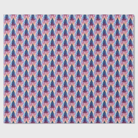 Papier Cadeau Vaisseau spatial (Plat)