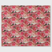 Papier Cadeau Valentin Rose Juxtapose 30" x 6' (Plat)