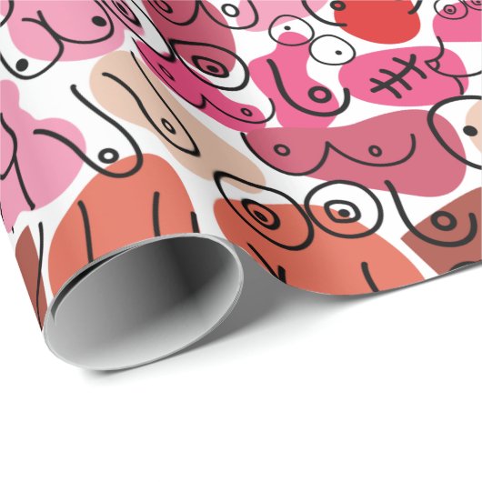 Papier Cadeau valentine (Coin rond)