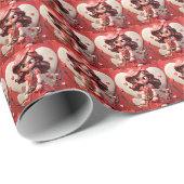 PAPIER CADEAU VALENTINE (Coin rond)